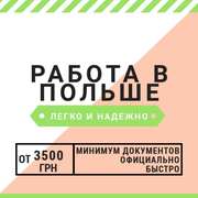 Работа в Польше,  помощь в открытии визы